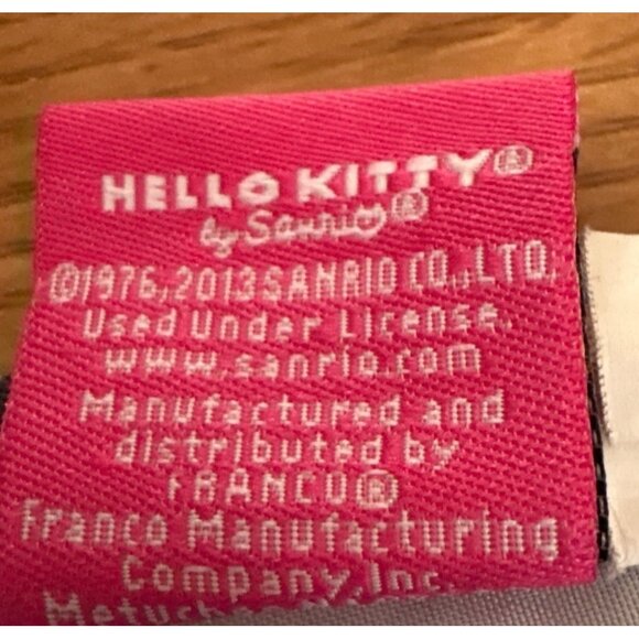 Hello Kitty Twin Flat Sheet By Sanrio Clouds & Stripes 100% Polyester - Picture 4 of 8